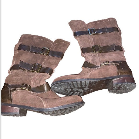 Eddie Bauer Shoes - EDDIE BAUER 🌿 Leather 3-Buckle mid-calf Boots